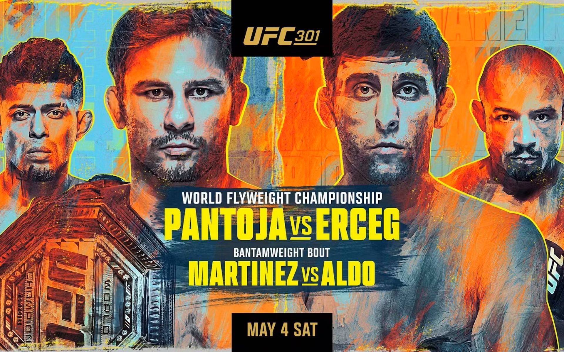 Пантожа успешно защитит титул, возвращение Альдо получится неудачным: ставки на лучшие бои UFC 301