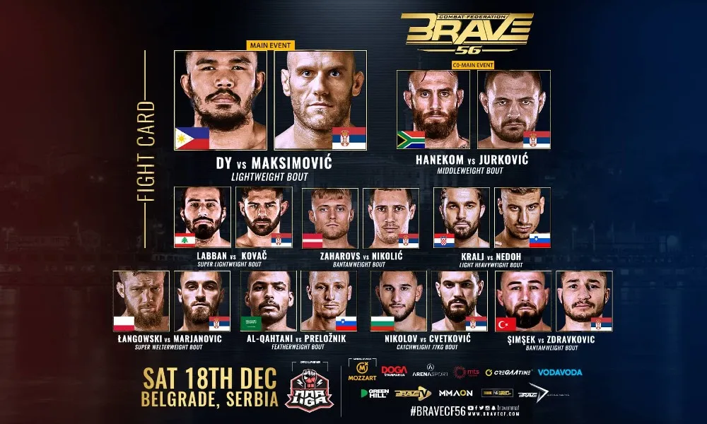 Участники турнира, кард Brave CF 56
