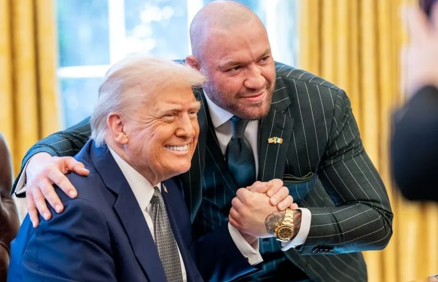 Дональд Трамп и Конор Макгрегор