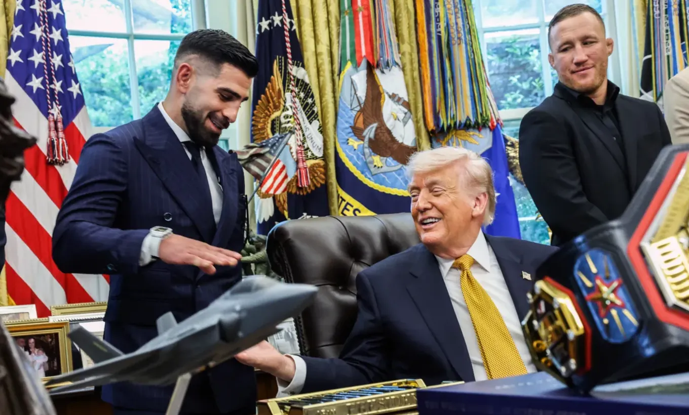 Илия Топурия, Дональд Трамп и Джастин Гейджи