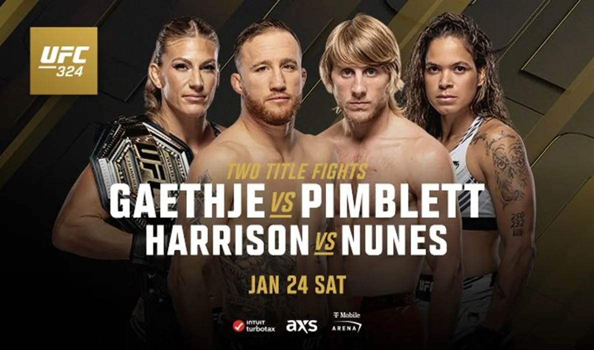 Постер турнира UFC 324
