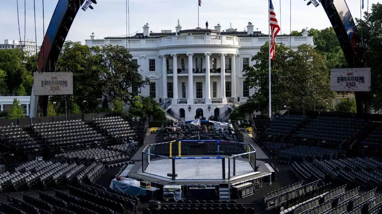 Подготовка к UFC Freedom 250