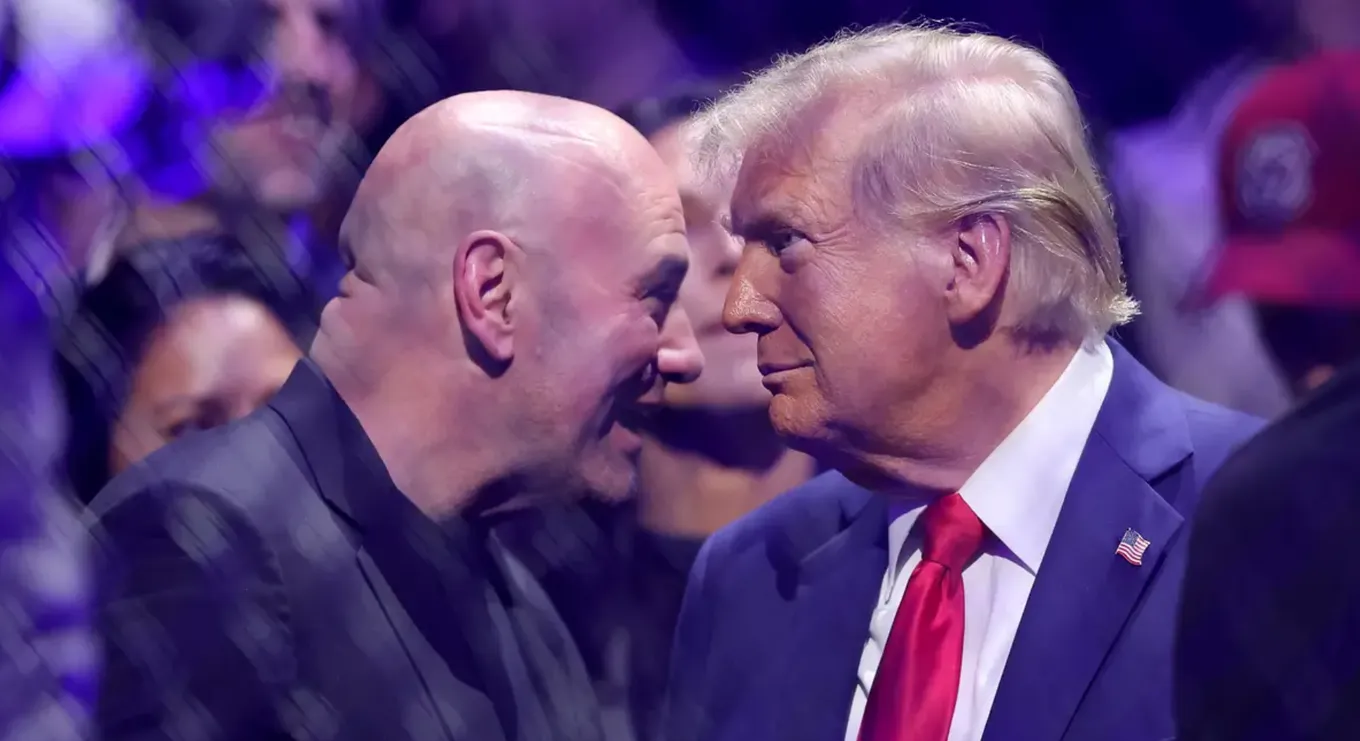 Дана Уайт и Дональд Трамп