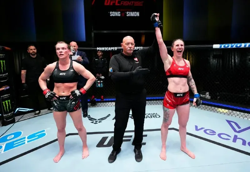 Джейми-Лин Хорт победила Хейли Кован на UFC Vegas 72