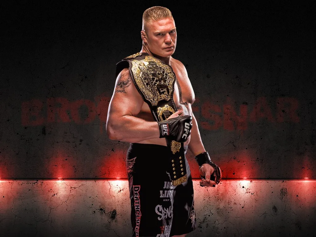 Брок Леснар не только блистал в рейтинге, но и стал чемпионом UFC