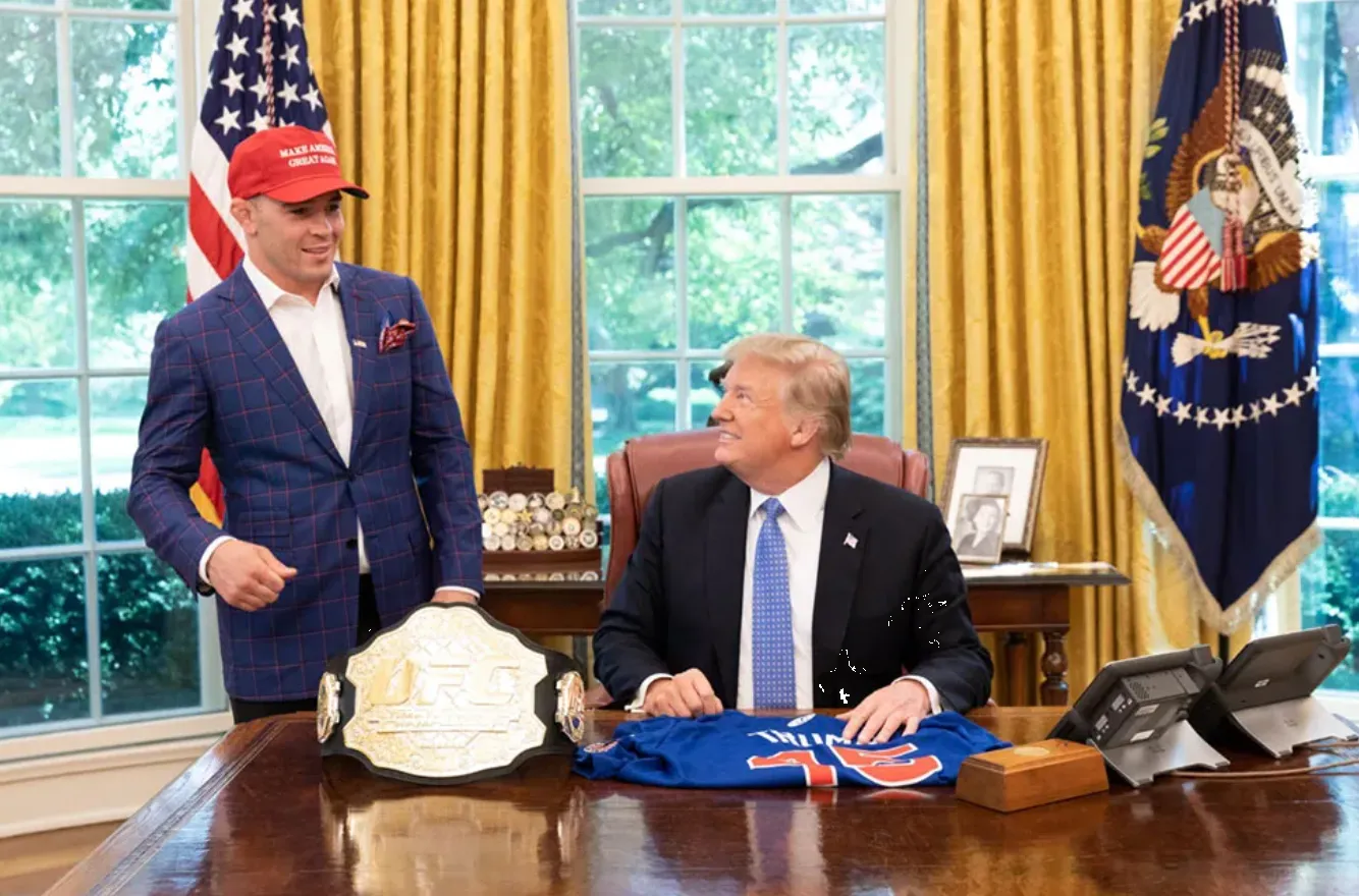 Колби Ковингтон и Дональд Трамп