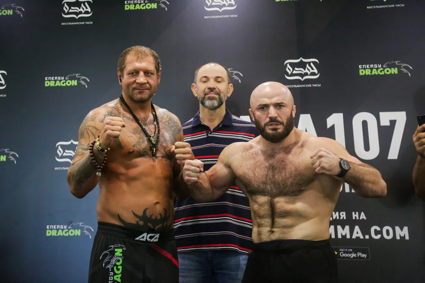 Александр Емельяненко и Магомед Исмаилов