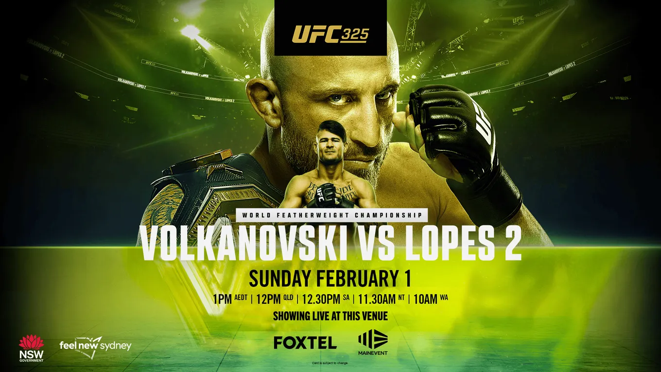 Постер UFC 325
