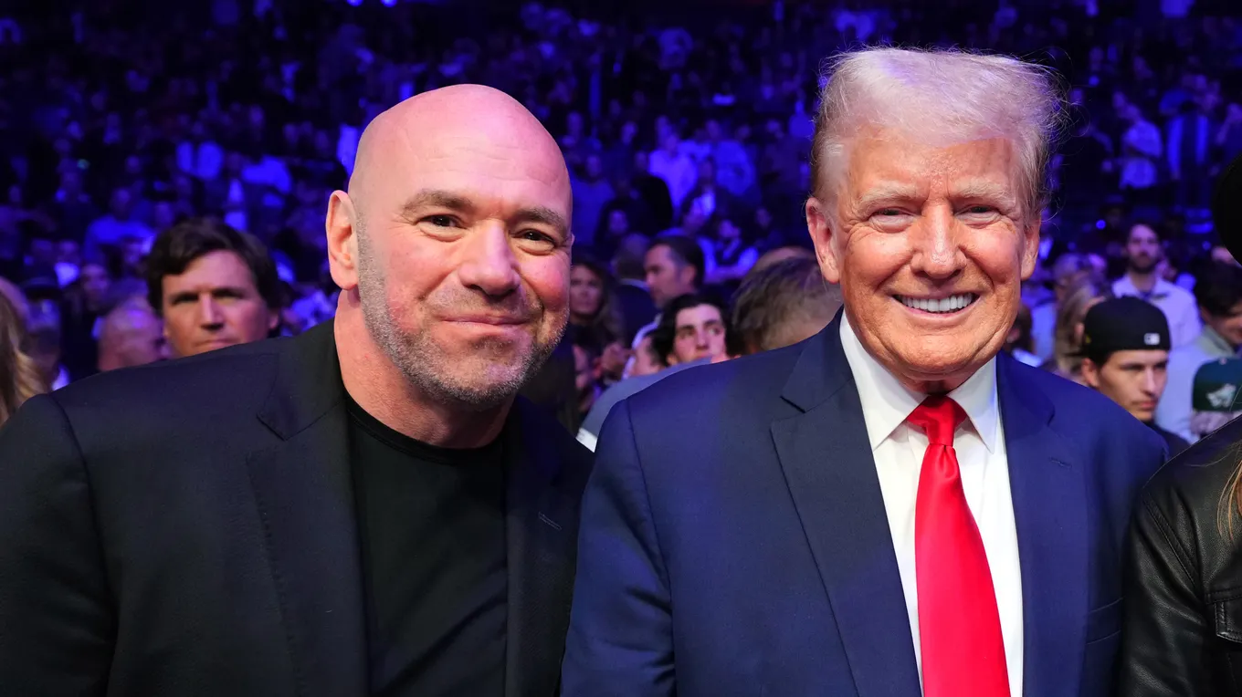 Дана Уайт и Дональд Трамп