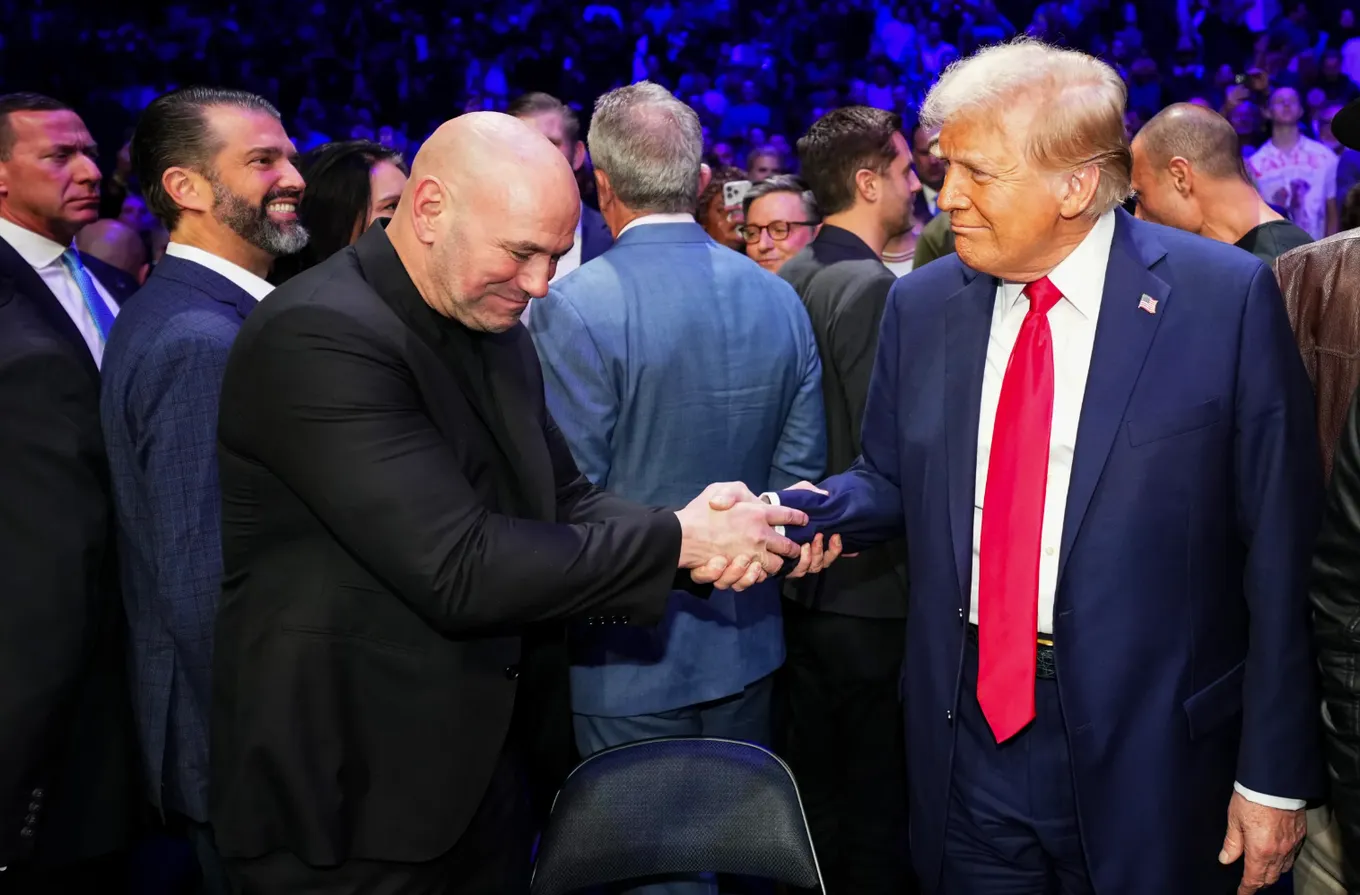 Дана Уайт и Дональд Трамп