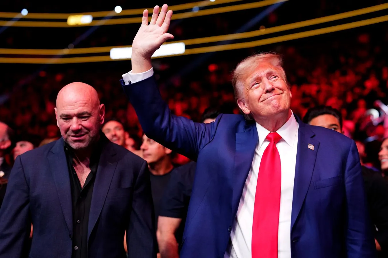 Дана Уайт и Дональд Трамп