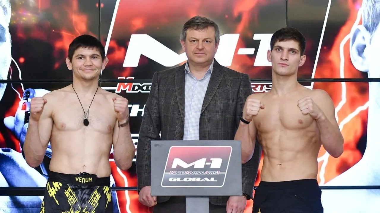 Алексей Невзоров, Вадим Финкельштейн и Мовсар Евлоев перед турниром M-1 Challenge 76