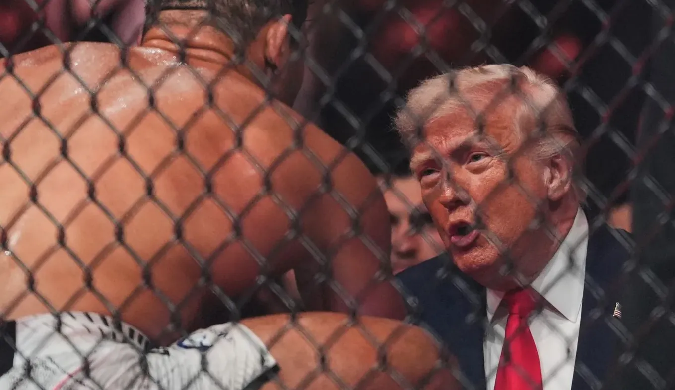 Пауло Коста и Дональд Трамп