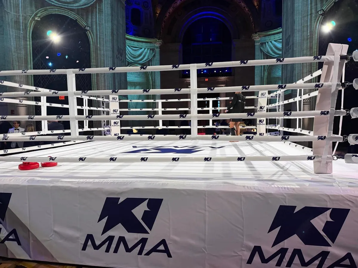 Ринг, на котором будут проходить бои Ki MMA