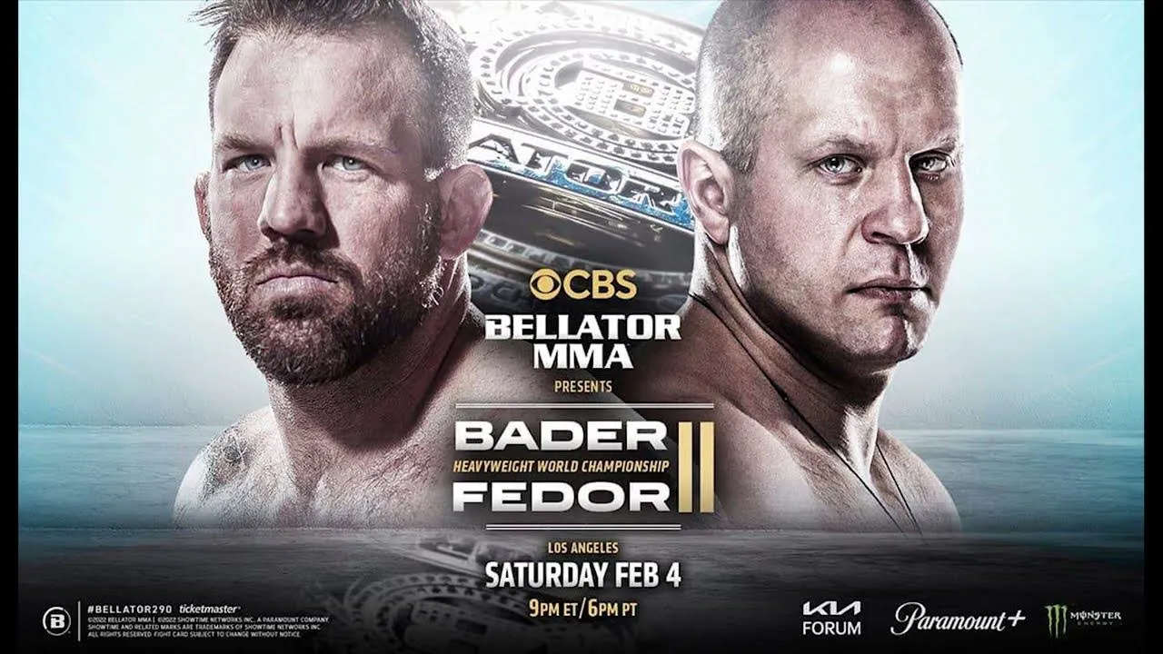 Постер главного поединка турнира Bellator 290