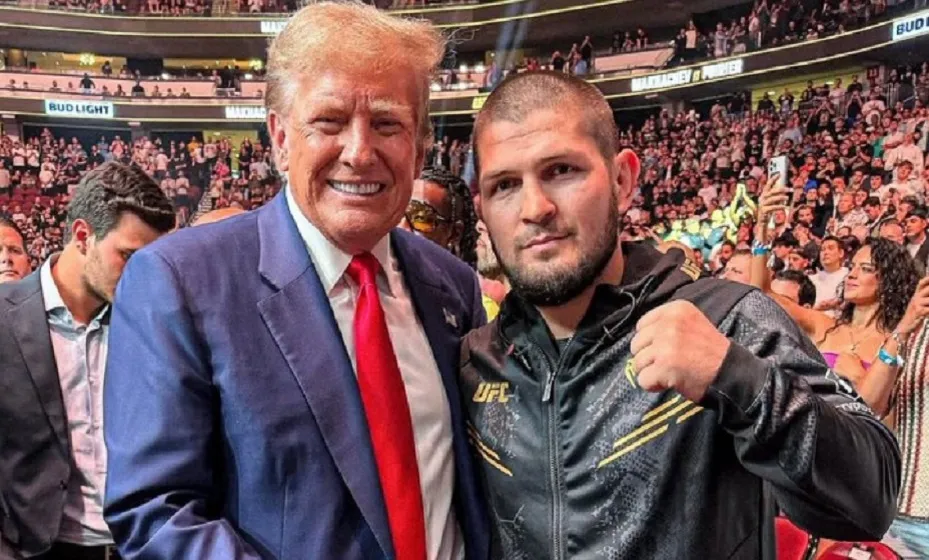 Дональд Трамп и Хабиб Нурмагомедов