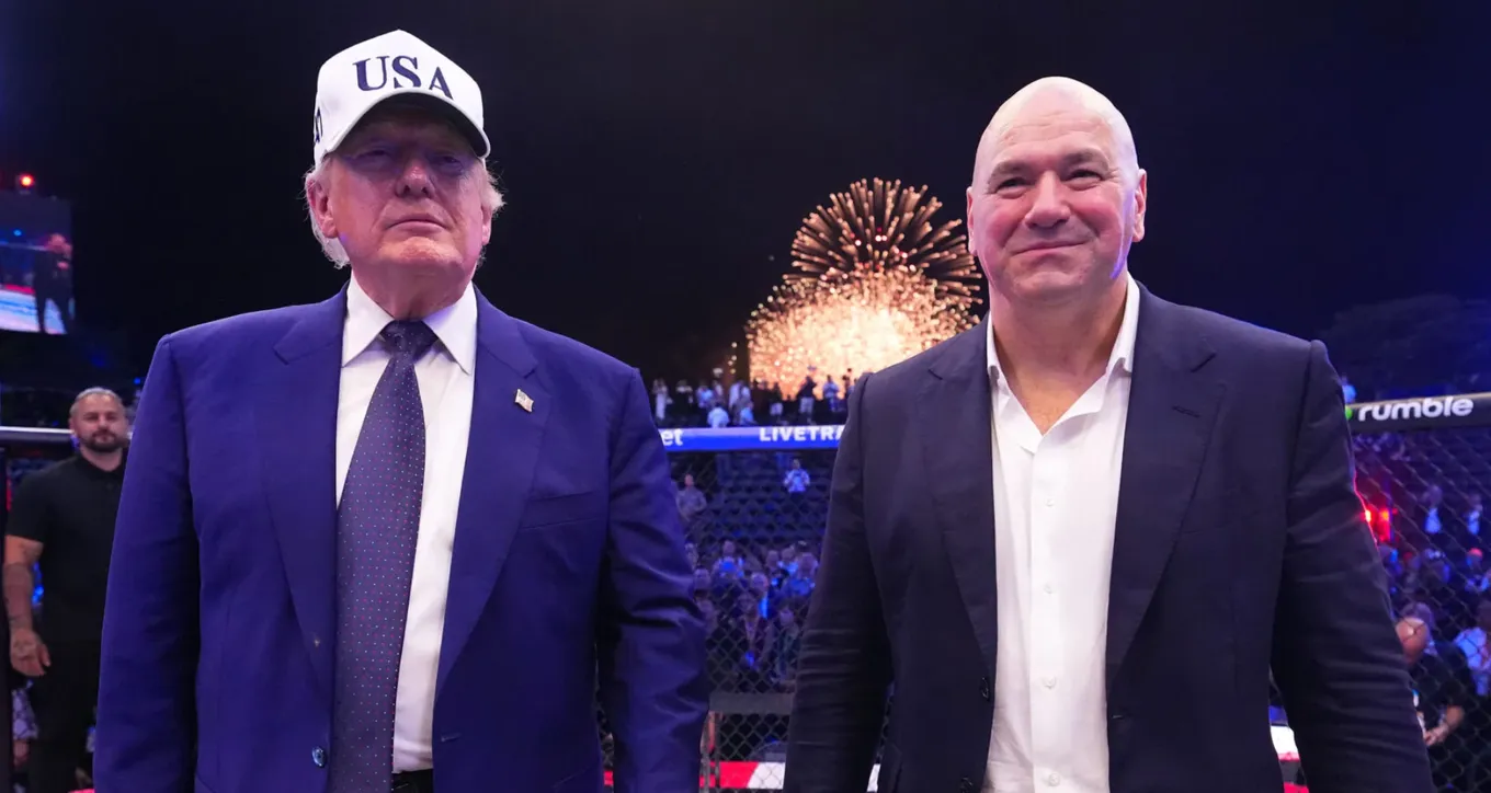 Дональд Трамп и Дана Уайт