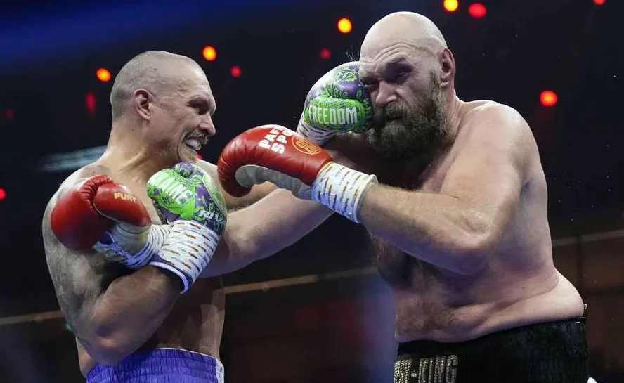 Александр Усик и Тайсон Фьюри