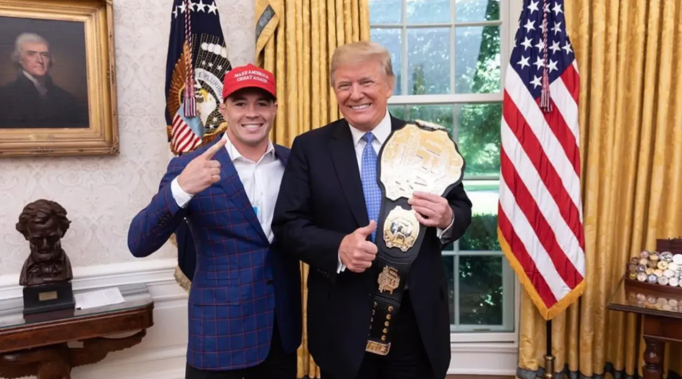 Колби Ковингтон и Дональд Трамп