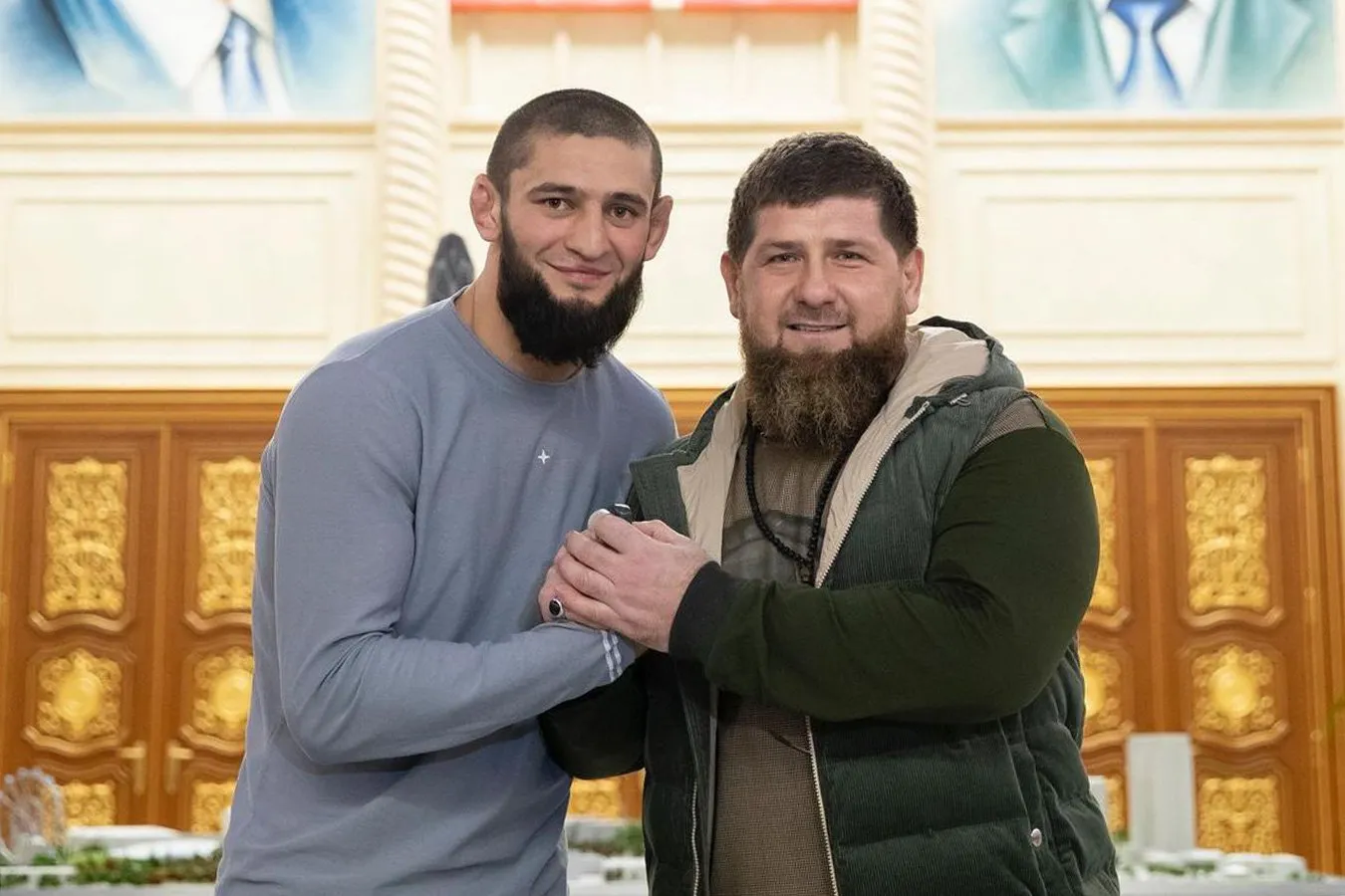 Хамзат Чимаев и Рамзан Кадыров