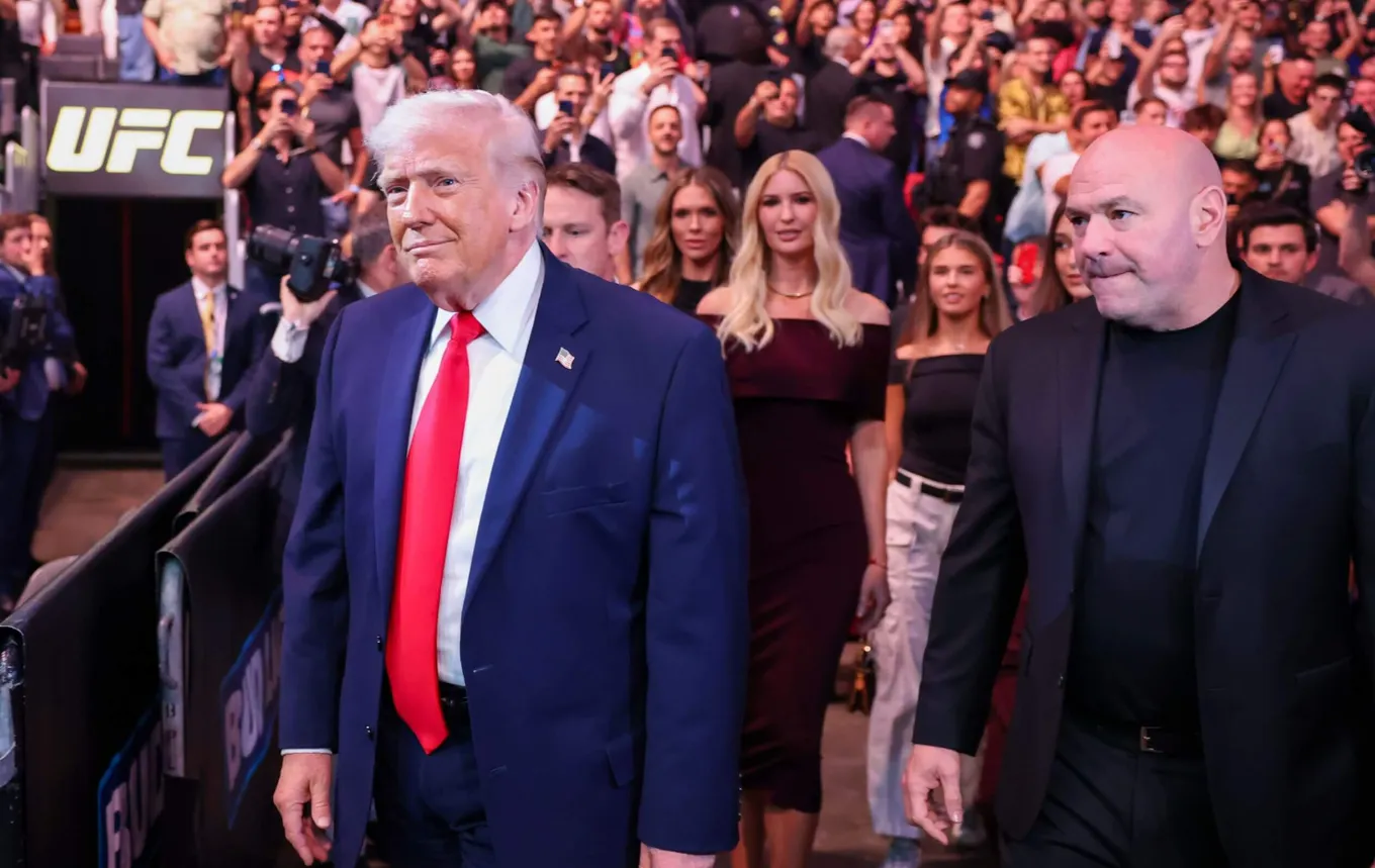 Дональд Трамп и Дана Уайт