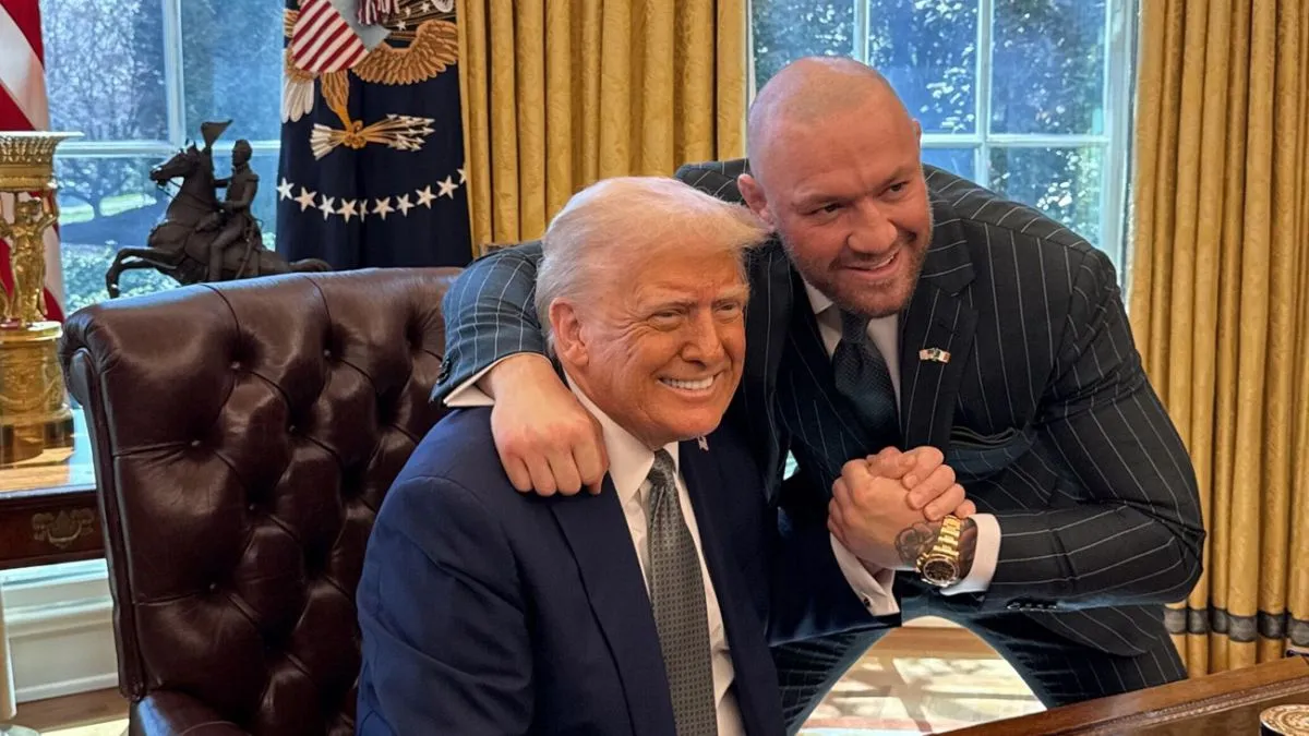 Дональд Трамп и Конор Макгрегор