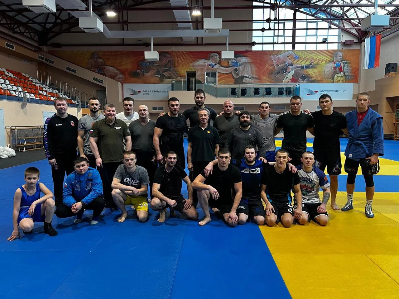 Вадим Немков с командой на сборах в Старом Осколе