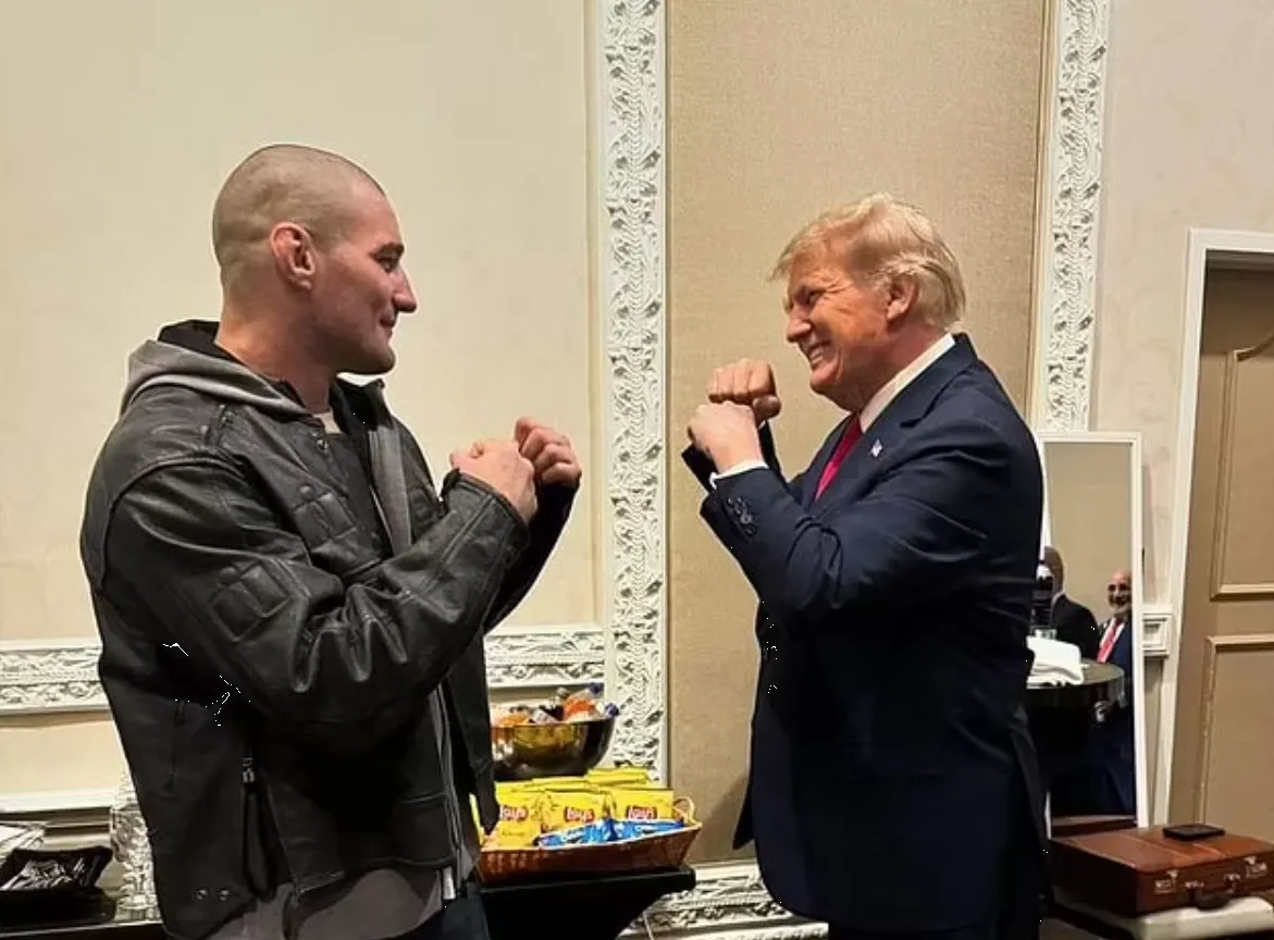 Шон Стрикленд и Дональд Трамп