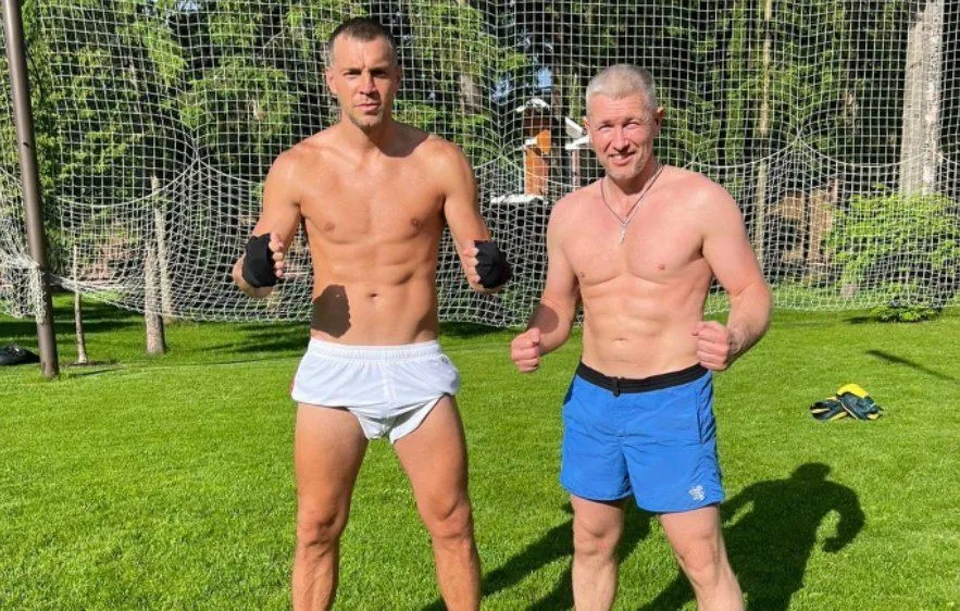 Артем Дзюба и Тарас Кияшко