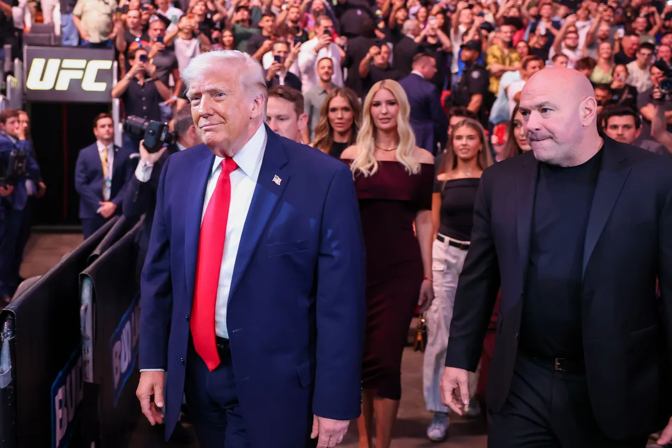Дональд Трамп и Дана Уайт