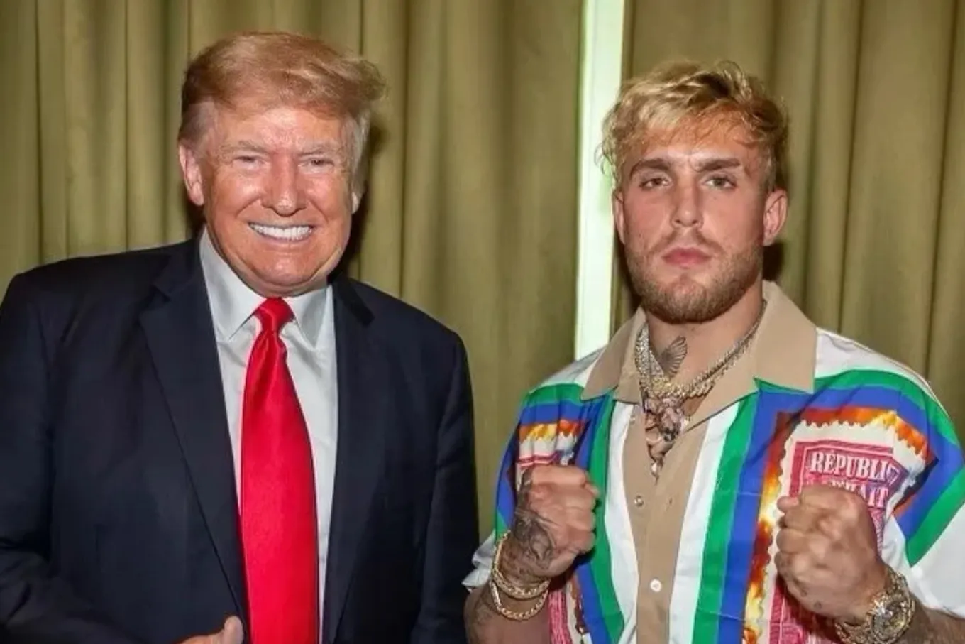 Дональд Трамп и Джейк Пол