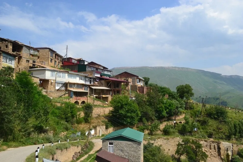 Село Согратль в Дагестане