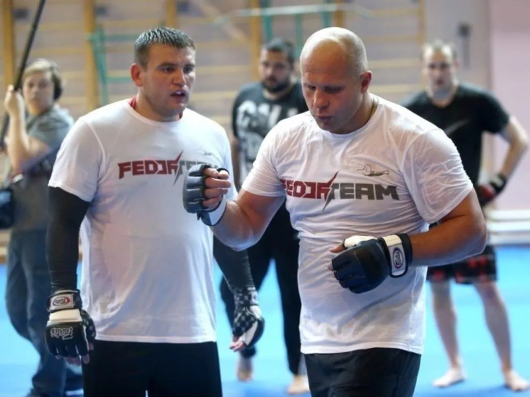 Кирилл Сидельников и Федор Емельяненко
