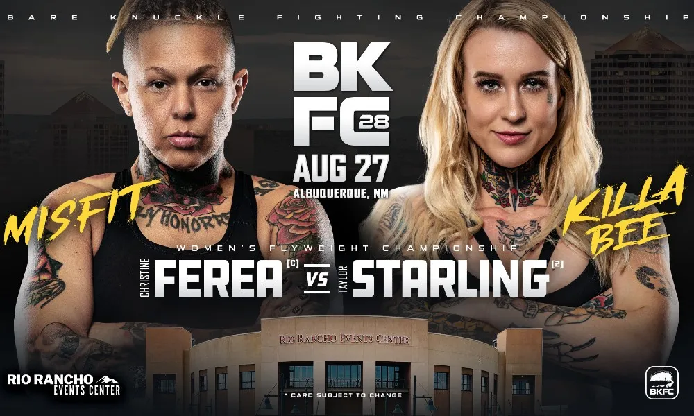 Bare Knuckle FC 28 августа
