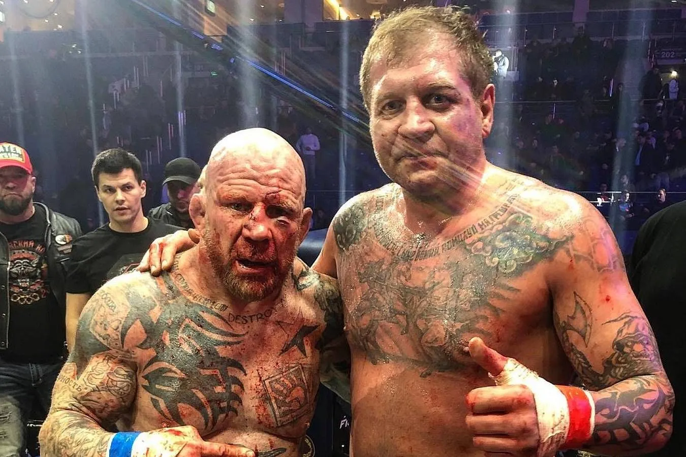 Джефф Монсон и Александр Емельяненко