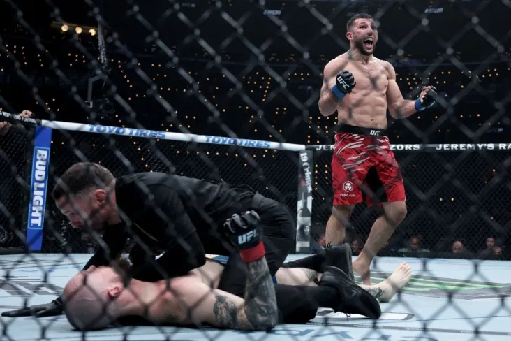 Азамат Бекоев триумфально дебютировал в UFC