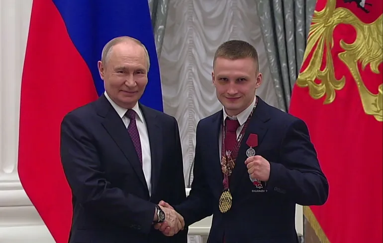Владимир Путин и Всеволод Шумков