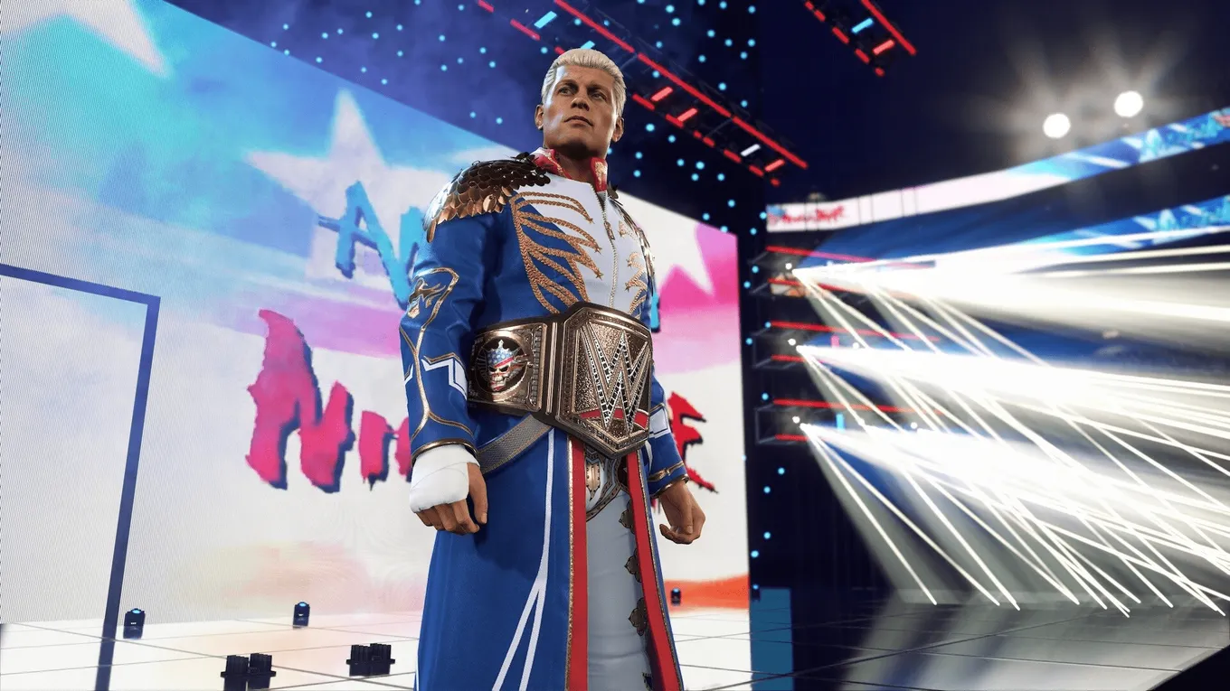Скриншот из игры WWE 2K25