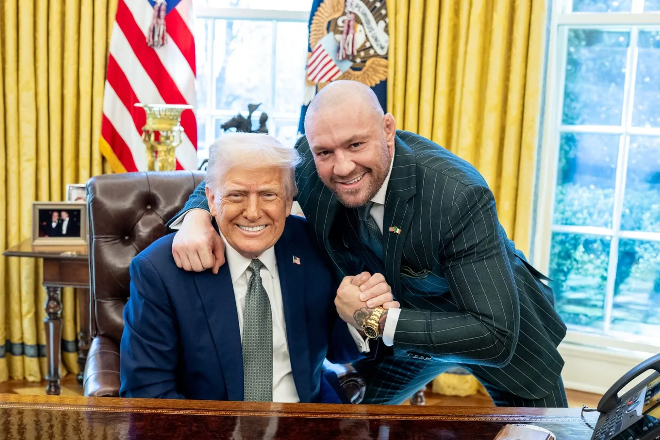 Дональд Трамп и Конор Макгрегор