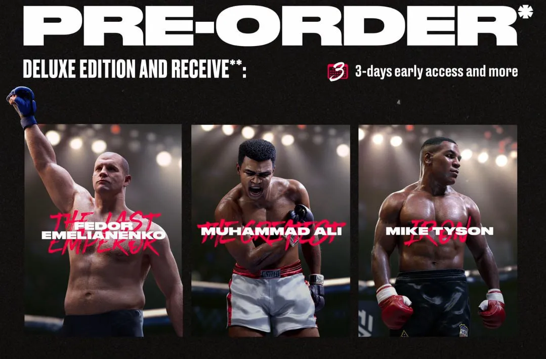 Легендарные бойцы в UFC 5