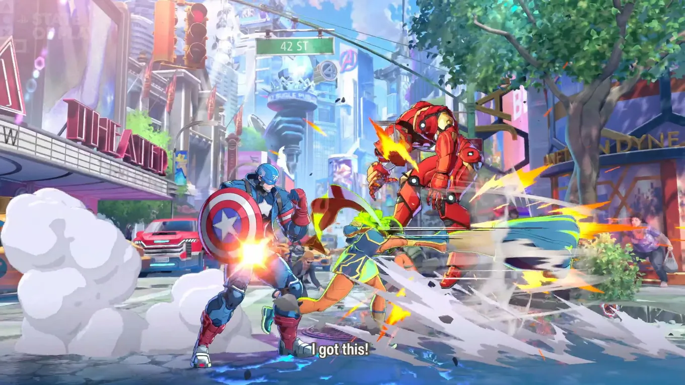 Скрин из игры MARVEL Tōkon: Fighting Souls
