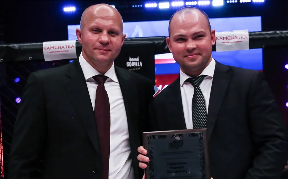 Федор Емельяненко и Радмир Габдуллин несколько лет назад