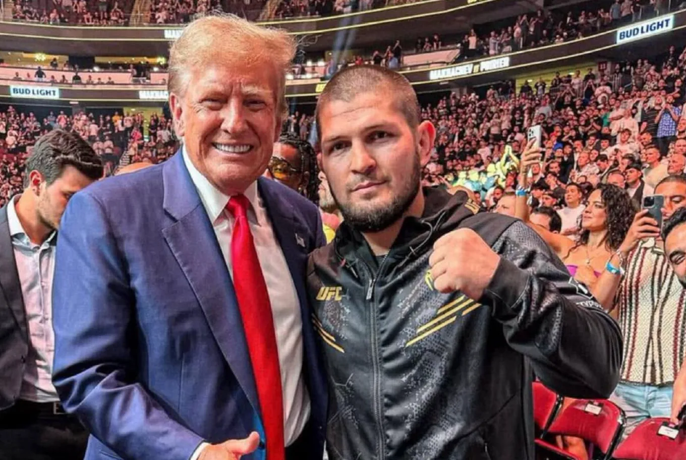 Дональд Трамп и Хабиб Нурмагомедов