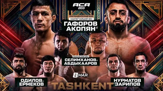 Постер турнира ACA 203