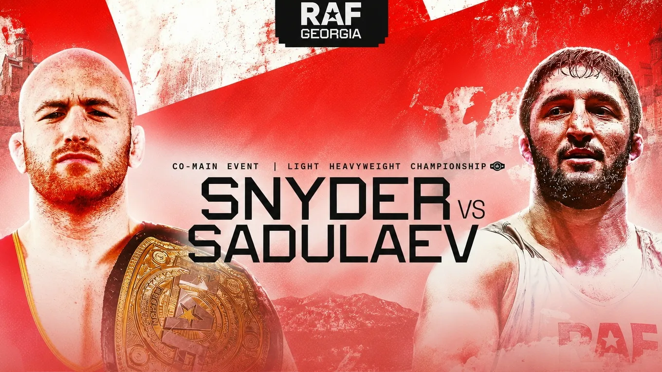 Постер схватки Снайдер – Садулаев