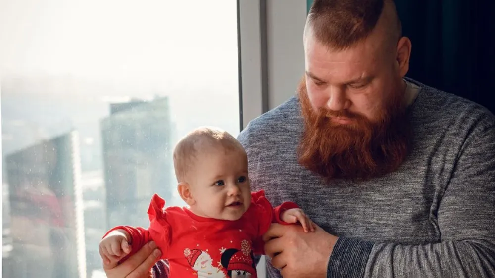 Вячеслав Дацик с дочерью