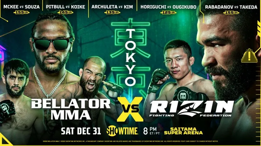 Bellator против Rizin 31 декабря