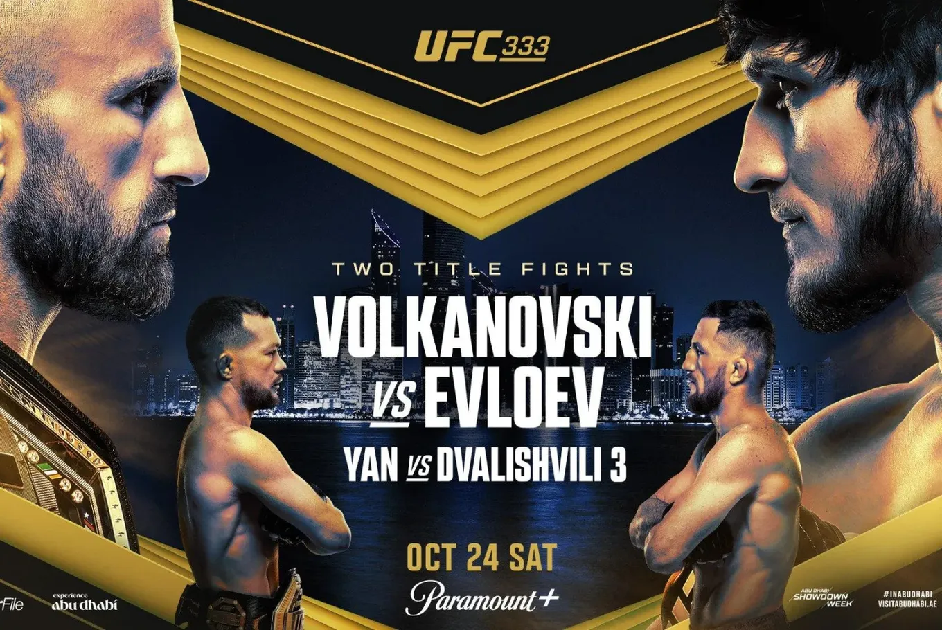Постер турнира UFC 333