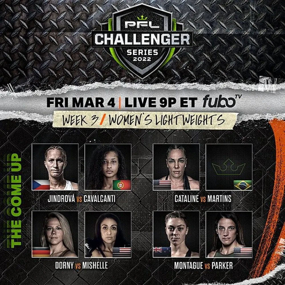 Участники PFL Challenger Series 4 марта