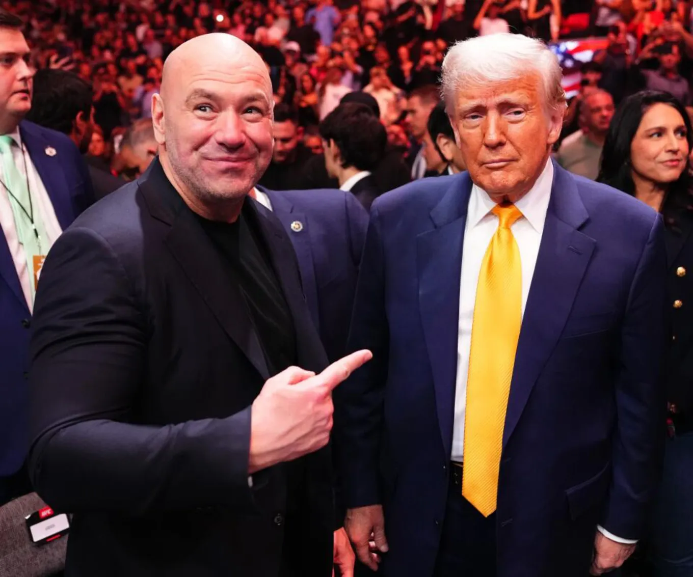 Дана Уайт и Дональд Трамп